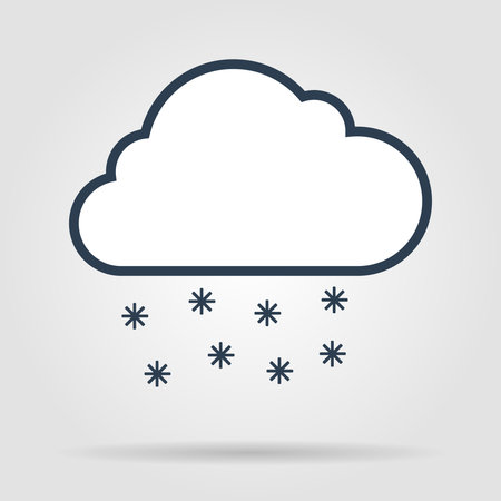 cloud rain icon. のイラスト素材