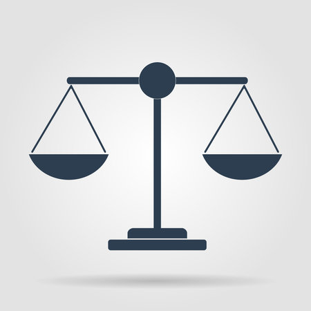 Scale icon - vector illustration. Flat EPSのイラスト素材