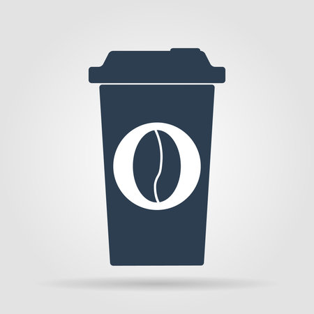 paper coffee cup. Flat vector illustrator Epsのイラスト素材