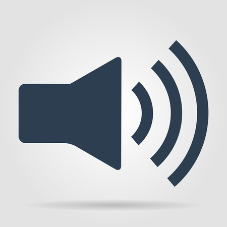 Speaker icon. Flat vector illustrator Eps 10のイラスト素材