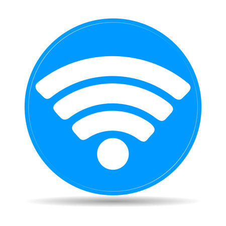 Vector Wi-Fi network icon. Illustrator EPS 10のイラスト素材