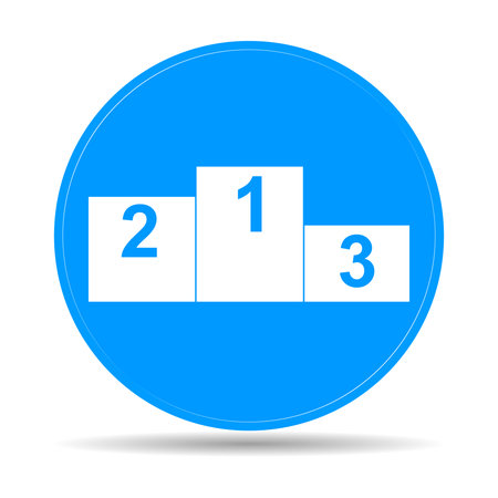 Pedestal icon. Flat design style modern vector illustration.のイラスト素材