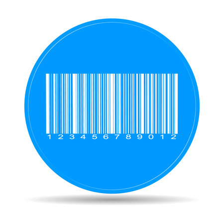 Barcode icon, vector illustration. Flat vector illustrator Epsのイラスト素材