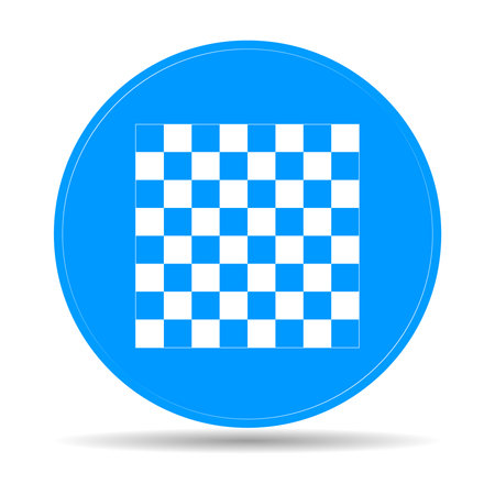 wooden chess board. flat view from top.のイラスト素材