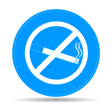 No smoking sign. Vector isolated. Flat illustrator Epsのイラスト素材