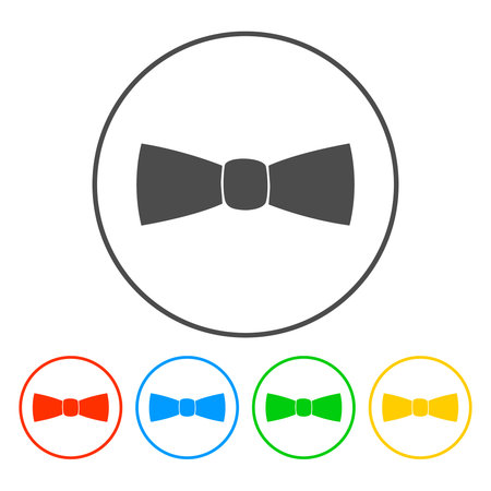 Bow tie, icon vector. Illustrator EPS 10のイラスト素材