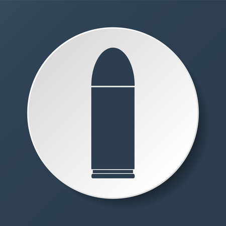 bullet icon. Vector icon illustrator のイラスト素材