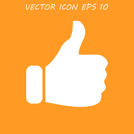 Like icon. Flat design style modern vector illustrationのイラスト素材