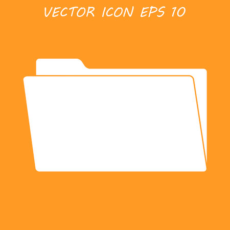 folder flat web icon. のイラスト素材