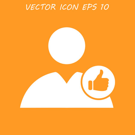 User icon vector like.のイラスト素材