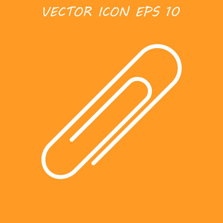 Paper clip iconのイラスト素材