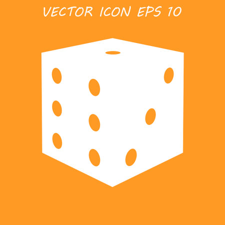 Dice sign iconのイラスト素材