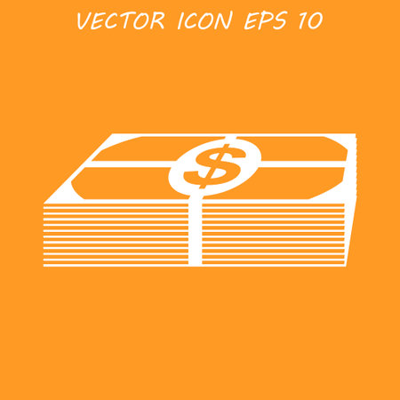 Flat icon of moneyのイラスト素材