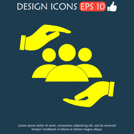 Business man icon. のイラスト素材