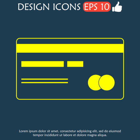 credit card iconのイラスト素材