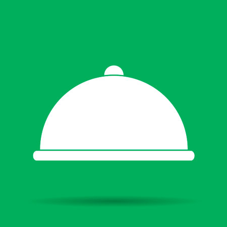 Dish served. eps 10 vector composition illustrationのイラスト素材