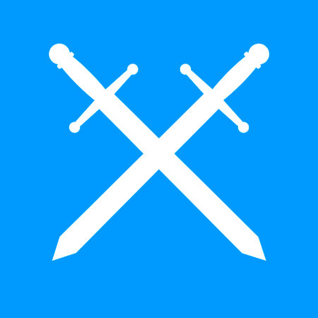 sword icon vector beautiful, isolated vector  のイラスト素材