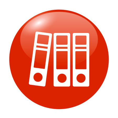 Flat Folder icon. Flat design style のイラスト素材