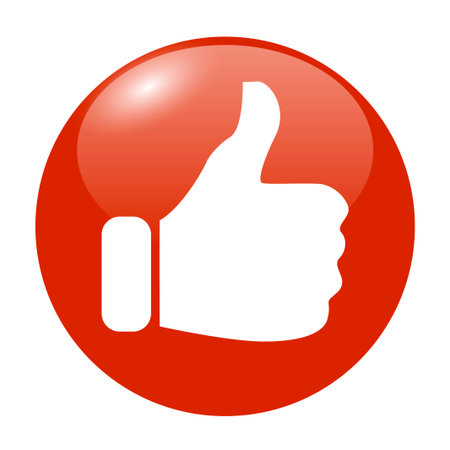 Like icon. Flat design style modern vector illustrationのイラスト素材