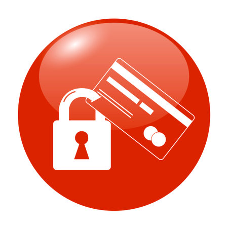 Credit Card Security icon . Vector  Eps 10のイラスト素材