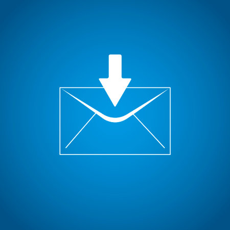 envelope mail symbol. Flat design style. EPSのイラスト素材
