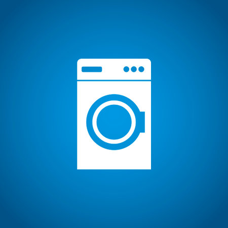washing machine icon. Flat design style eps 10のイラスト素材