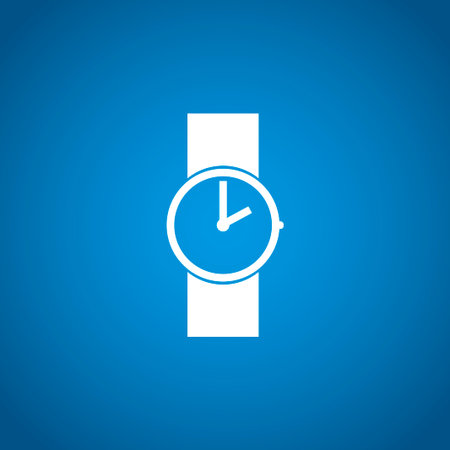 Wristwatch icon. Flat design style eps 10のイラスト素材