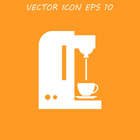 Coffee maker icon. Flat design style eps 10のイラスト素材