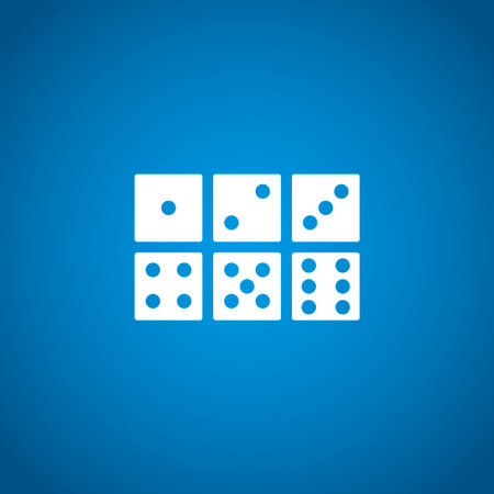 dice icon. Flat design style のイラスト素材