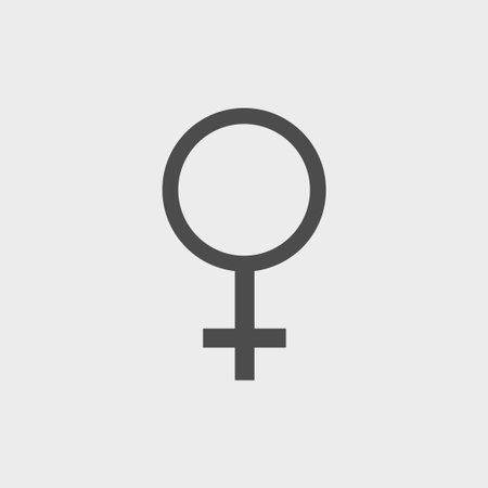 female sign icon. Flat design style のイラスト素材