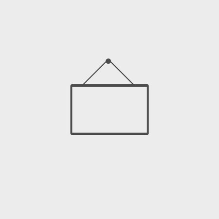 mathematical board icon. Flat design style のイラスト素材