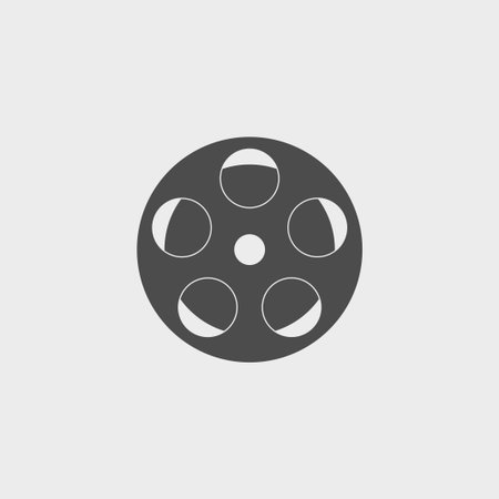 film icon. Flat design styleのイラスト素材