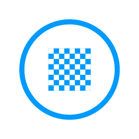 wooden chess board. flat view from top.のイラスト素材