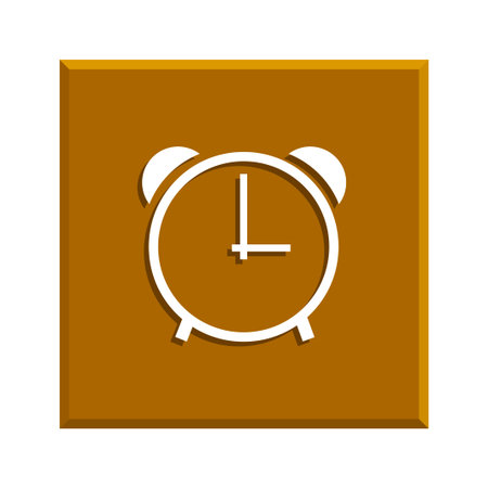 clock icon,  Flat design style eps 10