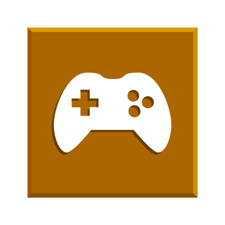Game controller icon. Flat design style eps 10のイラスト素材