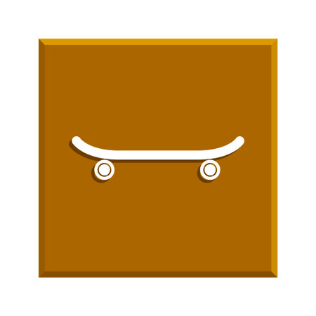 icon of skateboard.のイラスト素材