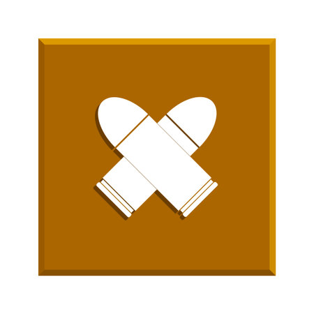 bullet icon. Flat design styleのイラスト素材