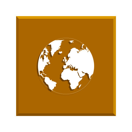 Pictograph of globe.のイラスト素材