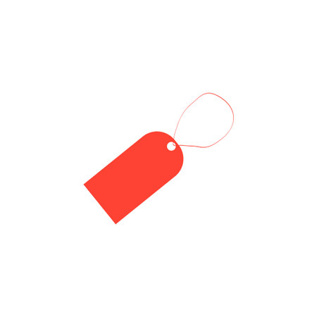 tag icon, Flat design styleのイラスト素材