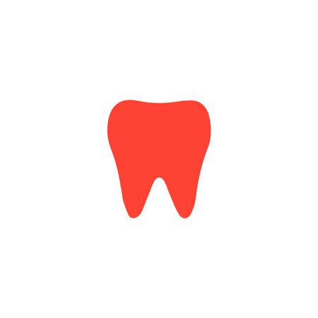 Tooth Icon. Flat design style のイラスト素材