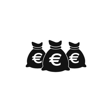 Money bag icon. Vector illustration EPS 10のイラスト素材