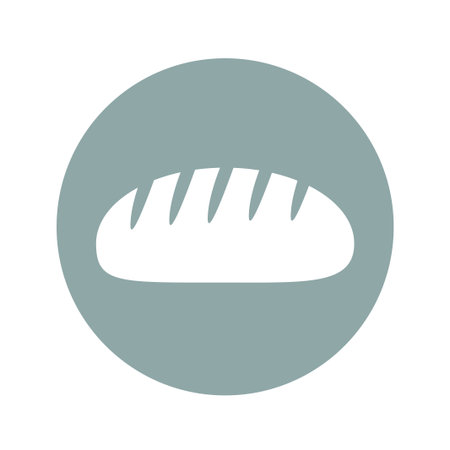 bread vector icon. Design style eps 10のイラスト素材