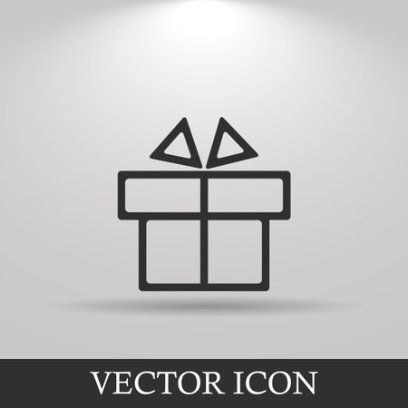 Gift box itson - vector icon. EPS 10のイラスト素材