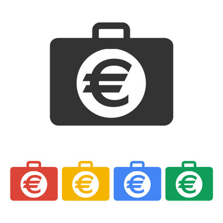 financial icon. Flat design style eps 10のイラスト素材