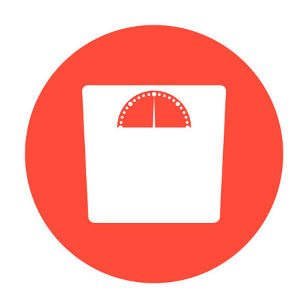 weighting icon illustrationのイラスト素材