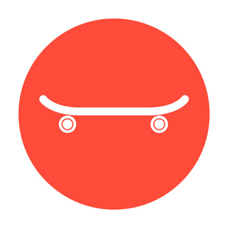 icon of skateboard Illustrationのイラスト素材