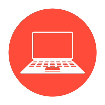 Laptop Icon illustration. のイラスト素材