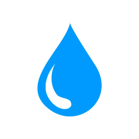 water icon, flat vector illustration. design EPS 10のイラスト素材
