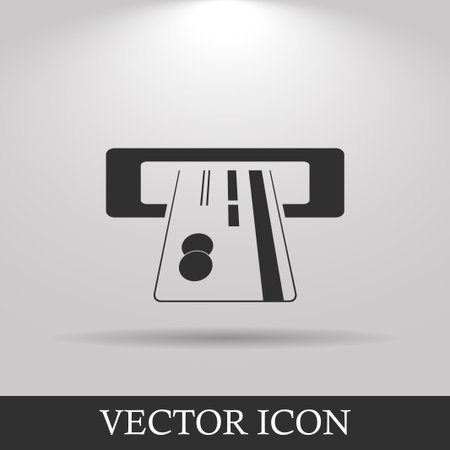 credit card. Flat design style eps 10のイラスト素材