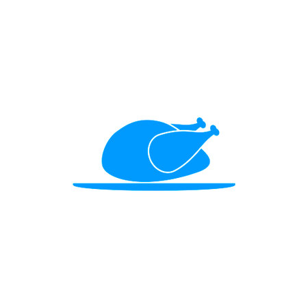 Chicken. vector icon. Flat design style eps 10のイラスト素材